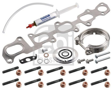 Turbocharger, mounting kit