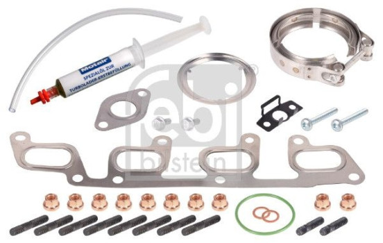 Turbocharger, mounting kit