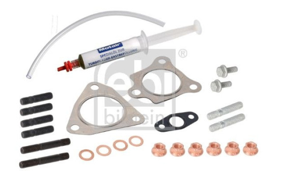 Turbocharger, mounting kit