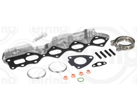 Turbocharger, mounting kit