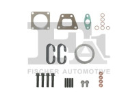 Turbocharger, mounting kit