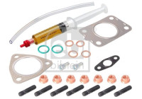 Turbocharger, mounting kit