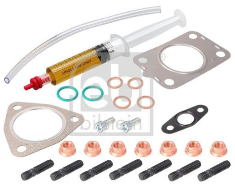 Turbocharger, mounting kit