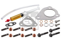 Turbocharger, mounting kit