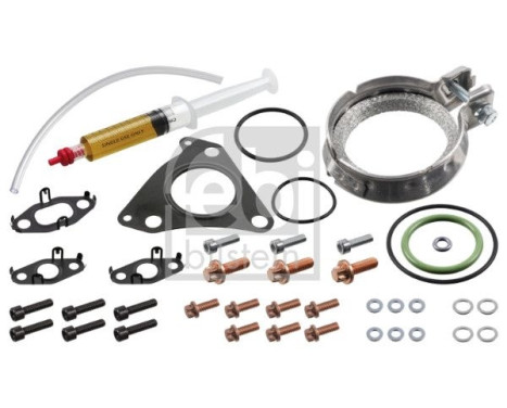 Turbocharger, mounting kit
