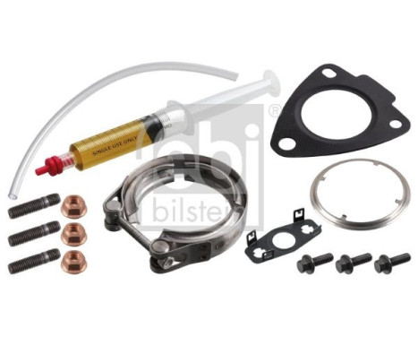 Turbocharger, mounting kit