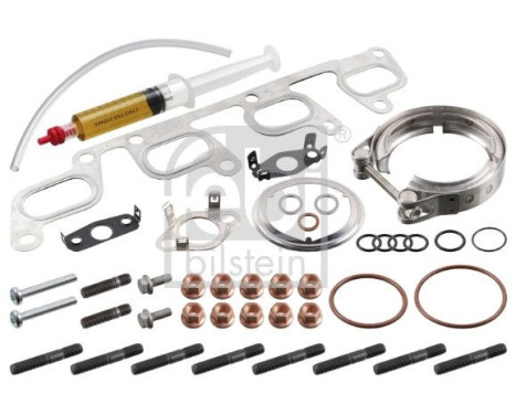 Turbocharger, mounting kit