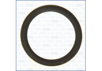 Turbocharger oil outlet seal