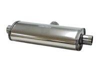 Duplex stainless steel silencer