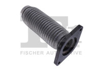 Flexible hose, exhaust system