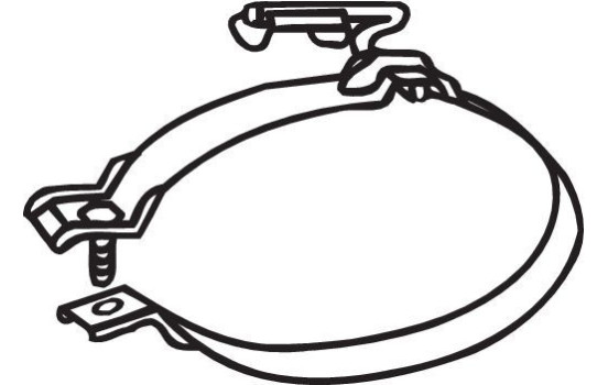 Holder, exhaust system, Image 3