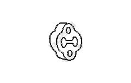 Rubber Strip, exhaust system, Image 2