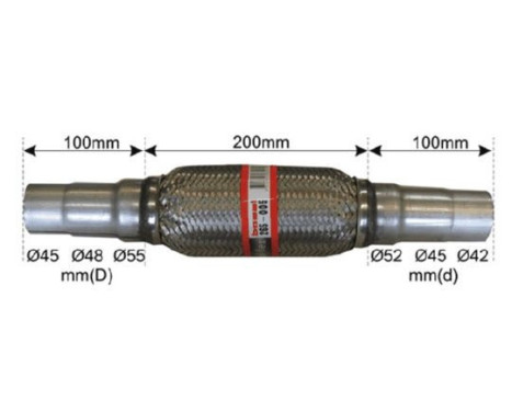 Flex Hose, exhaust system, Image 2