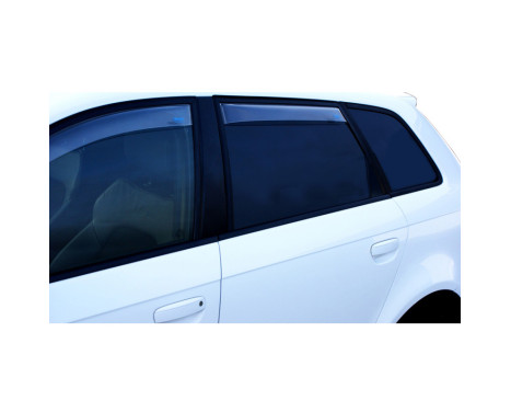 Déflecteurs de vent latéraux Master Clear (arrière) adaptés pour Fiat Tipo SW Kombi 2016-
