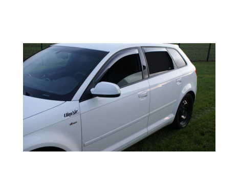 Déflecteurs latéraux transparents pour Volvo V70/XC70 2007-, Image 3