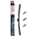 Balai d'essuie-glace Bosch Aerotwin AP13U - Longueur : 340 mm - essuie-glace simple avant