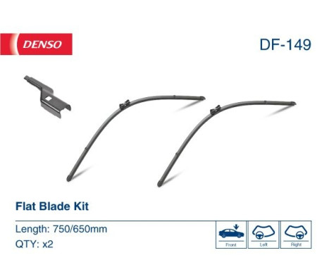 Balai d'essuie-glace DF-149 Denso, Image 3