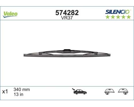 Balai d'essuie-glace SILENCIO REAR 574282 Valeo, Image 4