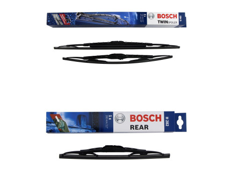 Ensemble de réduction d'essuie-glaces Bosch avant + arrière 584S+H282