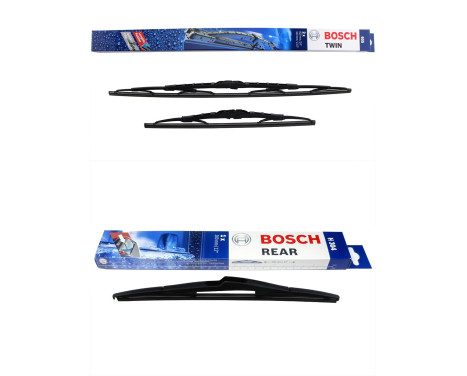 Ensemble de réduction d'essuie-glaces Bosch avant + arrière 605+H304