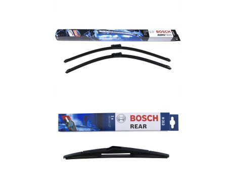 Ensemble de réduction d'essuie-glaces Bosch avant + arrière A187S+H312