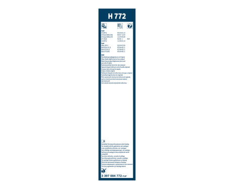 Ensemble de réduction d'essuie-glaces Bosch avant + arrière A295S+H772, Image 4