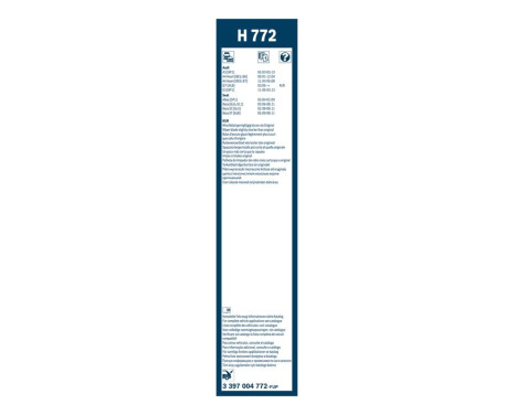 Ensemble de réduction d'essuie-glaces Bosch avant + arrière A295S+H772, Image 8