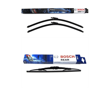 Ensemble de réduction d'essuie-glaces Bosch avant + arrière A958S+H595