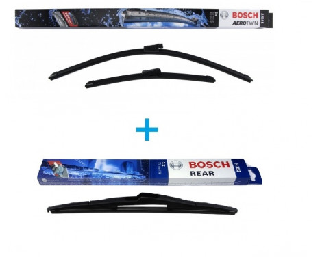 Ensemble de réduction d'essuie-glaces Bosch avant + arrière AM414S+H353