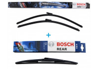 Ensemble de réduction d'essuie-glaces Bosch avant + arrière AM540S+H311