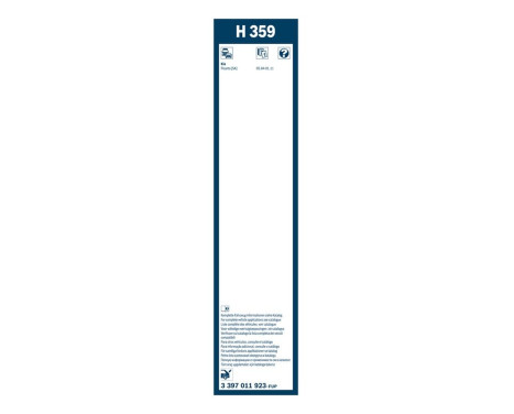 Ensemble de réduction d'essuie-glaces Bosch avant + arrière AR552S+H359, Image 18