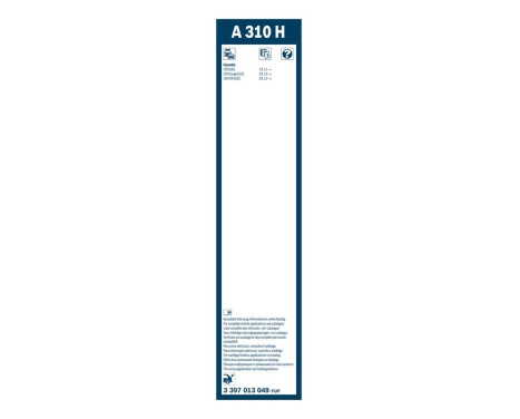 Ensemble de réduction d'essuie-glaces Bosch avant + arrière AR654S+A310H, Image 20