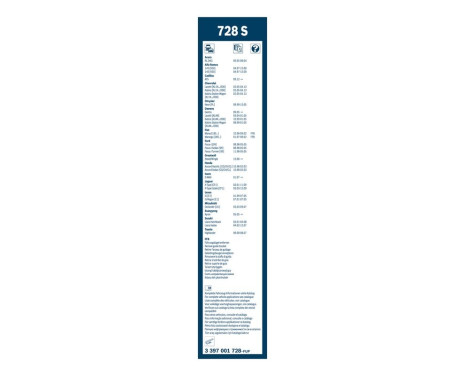 Ensemble de réduction d'essuie-glaces Bosch avant + arrière, Image 8