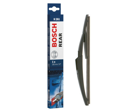 Essuie-glace arrière Bosch H261 - Longueur : 260 mm - Balai d'essuie-glace arrière