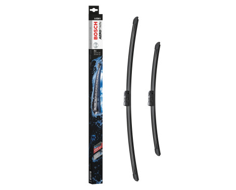 Essuie-glaces Bosch Aerotwin A536S - Longueur : 650/450 mm - jeu de balais d'essuie-glace pour