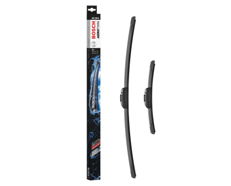 Essuie-glaces Bosch Aerotwin AR128S - Longueur : 650/300 mm - jeu de balais d'essuie-glace pour