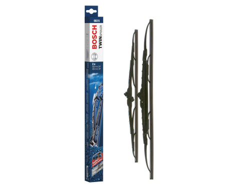 Essuie-glaces Bosch Twin 502S - Longueur : 500/450 mm - Jeu de balais d'essuie-glace pour