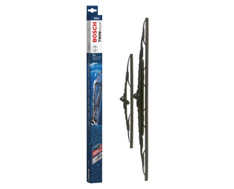 Essuie-glaces Bosch Twin 578S - Longueur : 575/360 mm - Jeu de balais d'essuie-glace avant