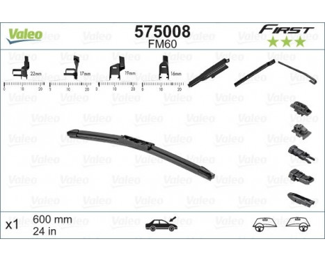 Lame d'essuie-glace 575008 Valeo, Image 2