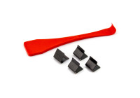 Clips métalliques ClimAir pour déflecteurs d'air latéraux + outils de montage