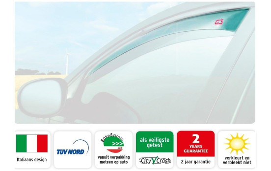 Déflecteurs d'air latéraux avant G3 compatibles avec Citroën C4 Cactus, Image 6