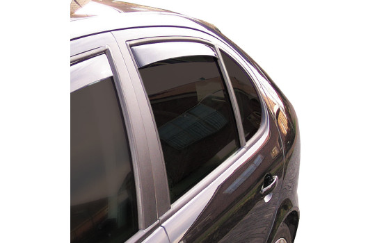 Déflecteurs d'air latéraux Master Dark (arrière) compatibles avec Suzuki Baleno 2015-