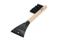 Grattoir/brosse à glace Valma avec manche en bois