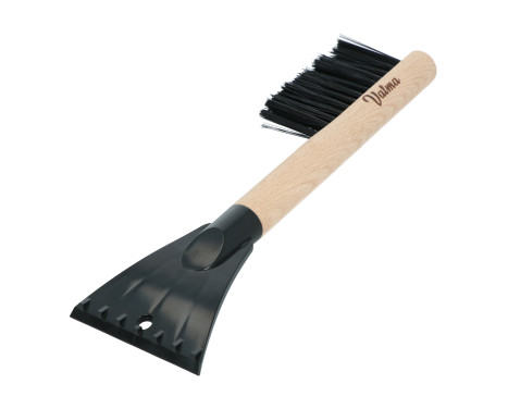 Grattoir/brosse à glace Valma avec manche en bois