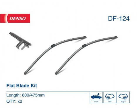 Balai d'essuie-glace DF-124 Denso, Image 4