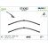 Balai d'essuie-glace SILENCIO FLAT BLADE SET 574302 Valeo, Vignette 6