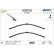 Balai d'essuie-glace SILENCIO FLAT BLADE SET 574710 Valeo, Vignette 2