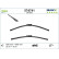 Balai d'essuie-glace SILENCIO FLAT BLADE SET 574741 Valeo, Vignette 7