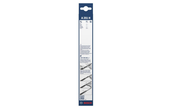 Essuie-glace arrière Bosch A251H - Longueur : 250 mm - balai d'essuie-glace arrière, Image 11