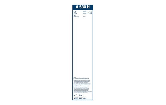 Essuie-glace arrière Bosch A530H - Longueur : 530 mm - Balai d'essuie-glace arrière, Image 10